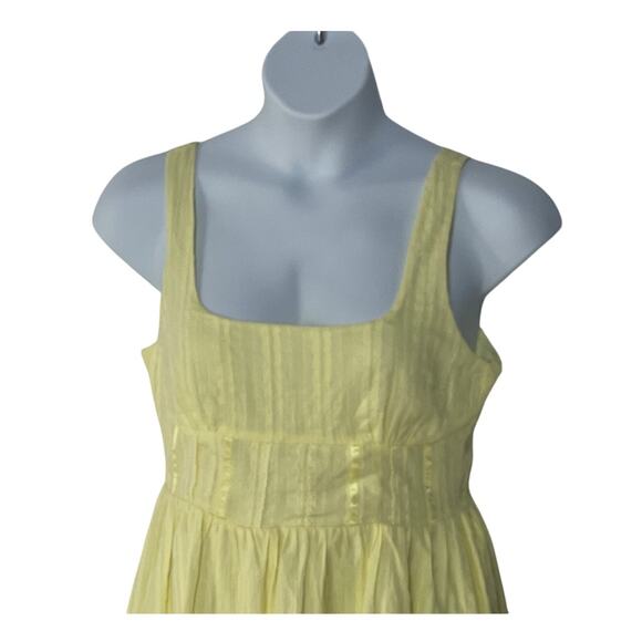 Princess Polly Womens Size 8 Lorinda Lined Sleeveless Mini Day Dress Yellow Boho - Picture 5 of 13